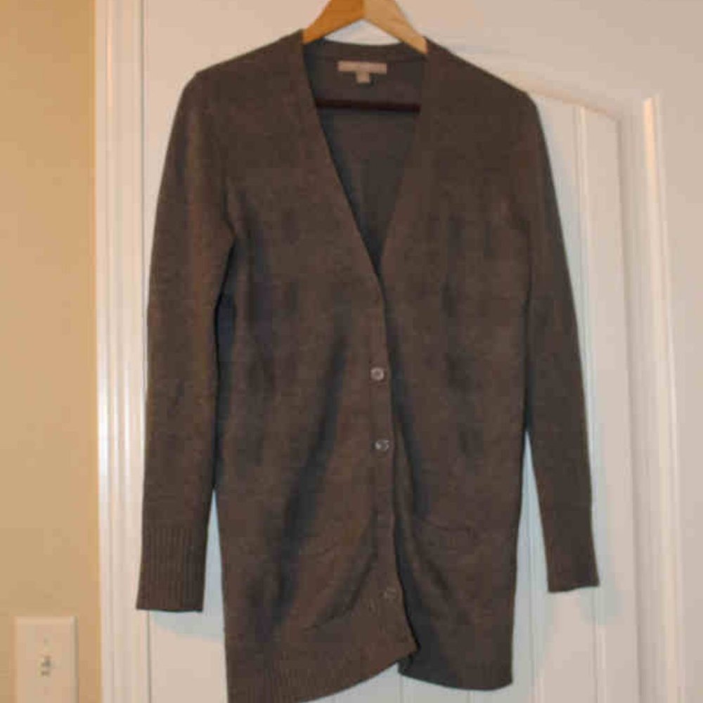 Banana Republic Factory Cardigan - Sz Sm Gray